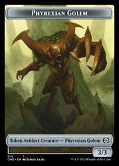 Phyrexian Golem Token [Phyrexia: All Will Be One Tokens] | Exor Games Truro