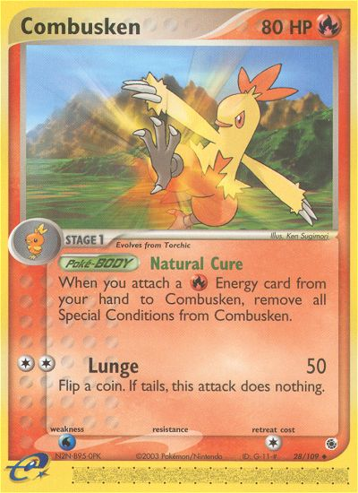 Combusken (28/109) [EX: Ruby & Sapphire] | Exor Games Truro