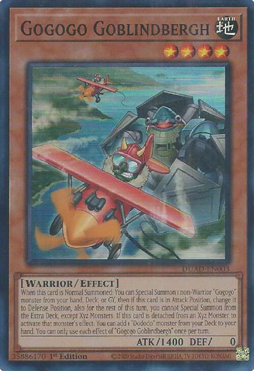 Gogogo Goblindbergh [DUAD-EN003] Super Rare | Exor Games Truro