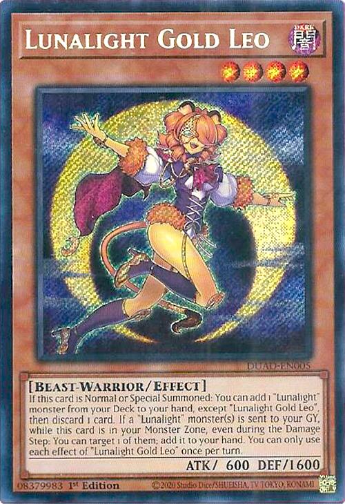 Lunalight Gold Leo [DUAD-EN005] Secret Rare | Exor Games Truro