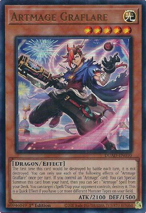 Artmage Graflare [DUAD-EN010] Ultra Rare | Exor Games Truro