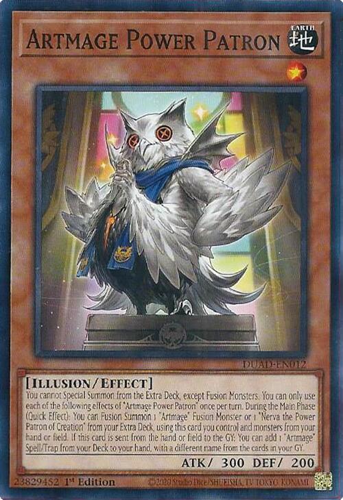 Artmage Power Patron [DUAD-EN012] Common | Exor Games Truro