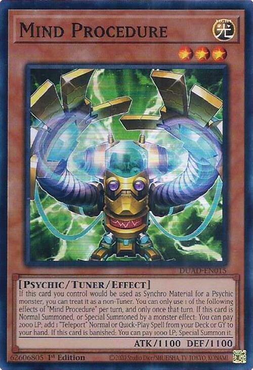 Mind Procedure [DUAD-EN015] Super Rare | Exor Games Truro