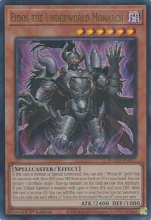 Eidos the Underworld Monarch [DUAD-EN017] Ultra Rare | Exor Games Truro