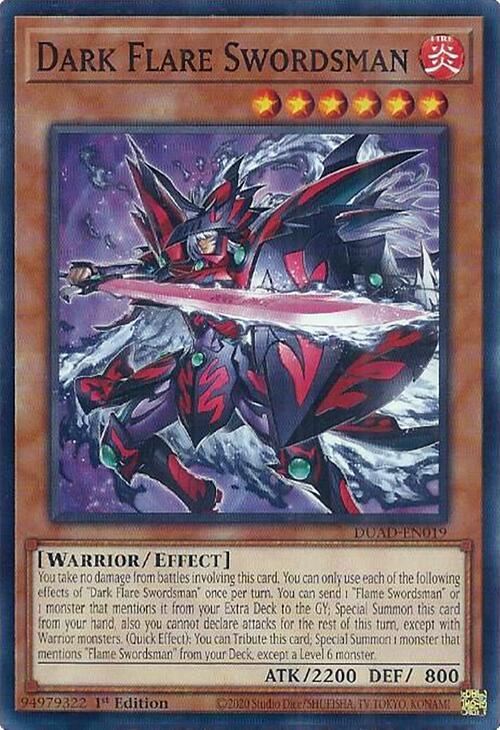 Dark Flare Swordsman [DUAD-EN019] Common | Exor Games Truro