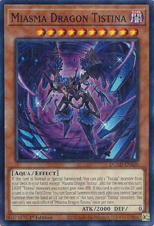Miasma Dragon Tistina [DUAD-EN020] Common | Exor Games Truro