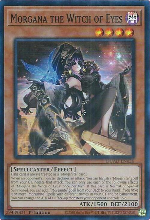 Morgana the Witch of Eyes [DUAD-EN026] Super Rare | Exor Games Truro