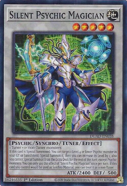 Silent Psychic Magician [DUAD-EN038] Super Rare | Exor Games Truro