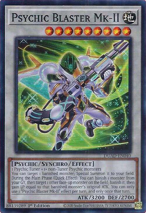 Psychic Blaster Mk-II [DUAD-EN040] Super Rare | Exor Games Truro