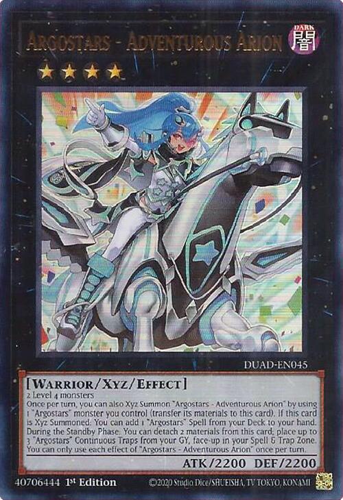 Argostars - Adventurous Arion [DUAD-EN045] Ultra Rare | Exor Games Truro