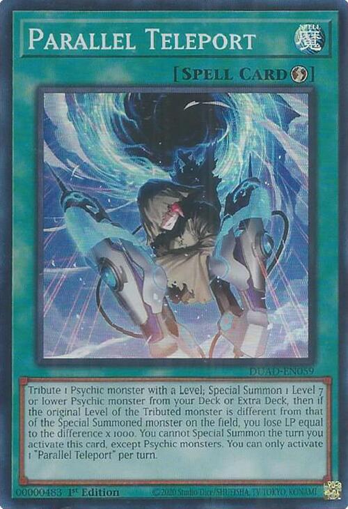 Parallel Teleport [DUAD-EN059] Super Rare | Exor Games Truro