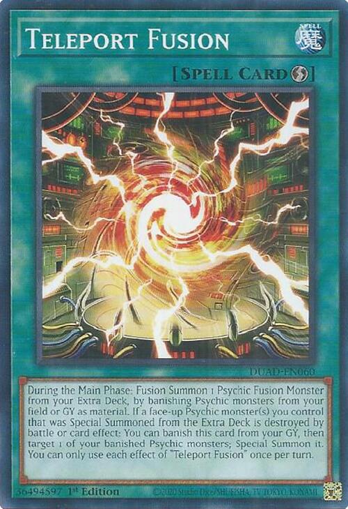 Teleport Fusion [DUAD-EN060] Common | Exor Games Truro