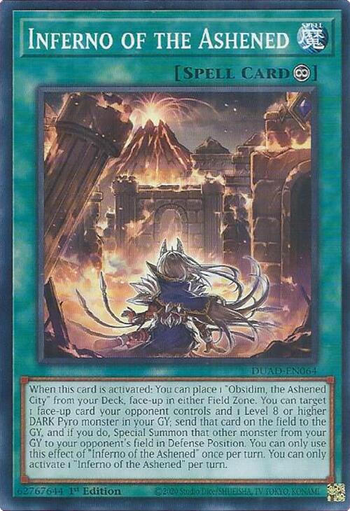 Inferno of the Ashened [DUAD-EN064] Common | Exor Games Truro