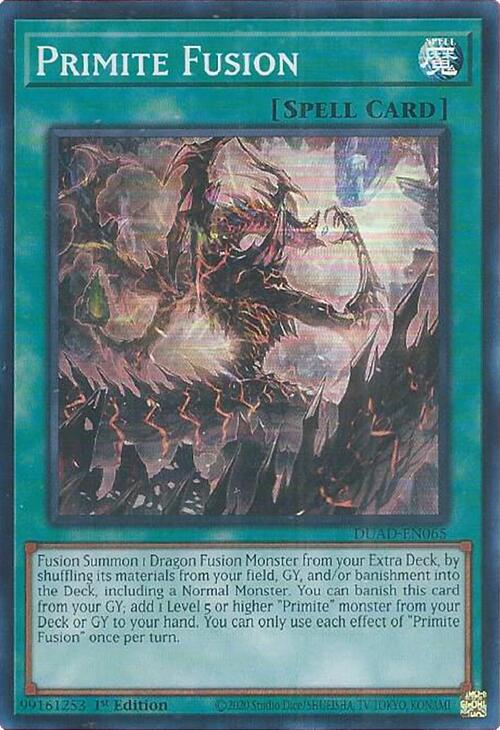 Primite Fusion [DUAD-EN065] Super Rare | Exor Games Truro
