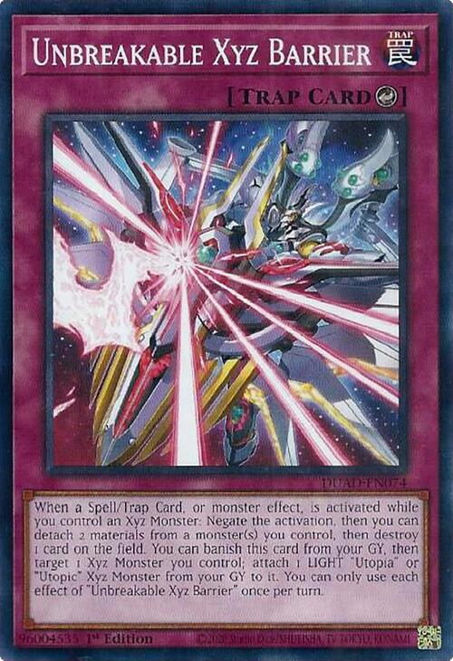 Unbreakable Xyz Barrier [DUAD-EN074] Common | Exor Games Truro