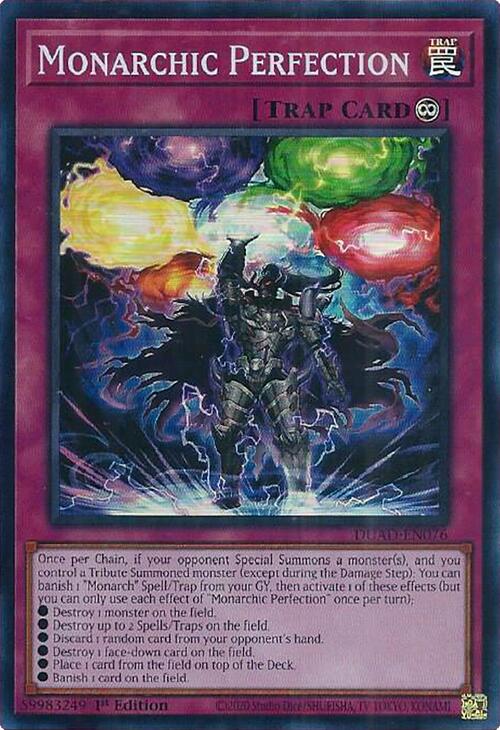 Monarchic Perfection [DUAD-EN076] Super Rare | Exor Games Truro