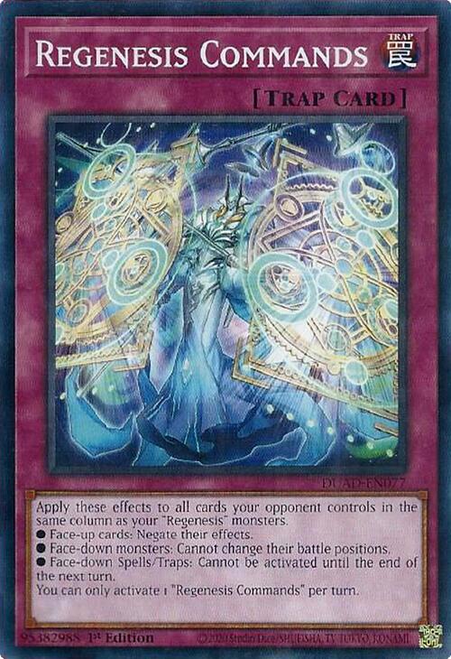 Regenesis Commands [DUAD-EN077] Common | Exor Games Truro
