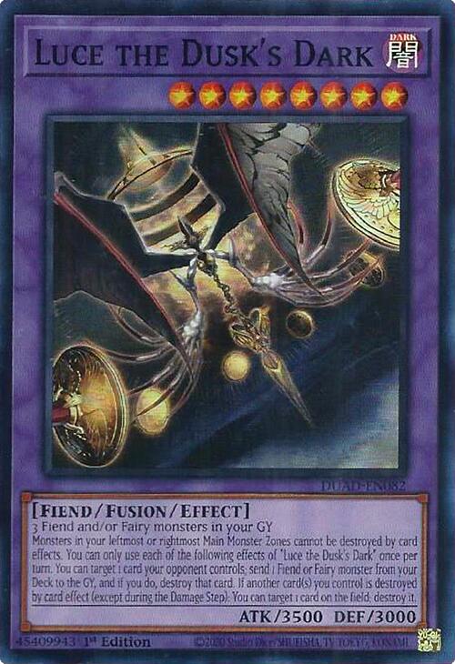 Luce the Dusk's Dark [DUAD-EN082] Super Rare | Exor Games Truro