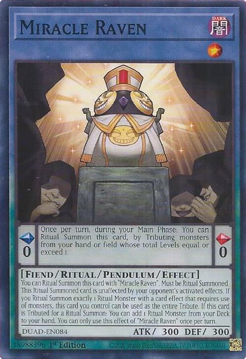 Miracle Raven [DUAD-EN084] Common | Exor Games Truro
