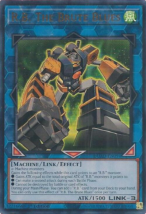 R.B. The Brute Blues [DUAD-EN094] Ultra Rare | Exor Games Truro