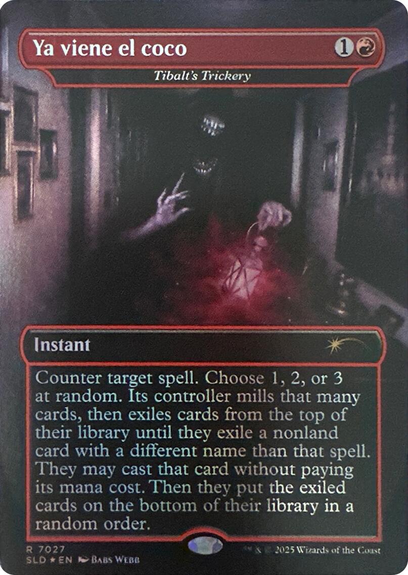 Ya viene el coco - Tibalt's Trickery (Rainbow Foil) [Secret Lair Drop Series] | Exor Games Truro