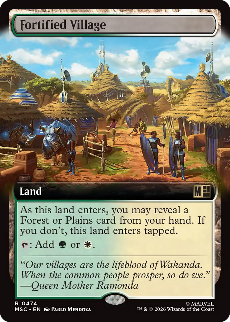 Fortified Village (Extended Art) [Marvel Super Heroes Commander] | Exor Games Truro