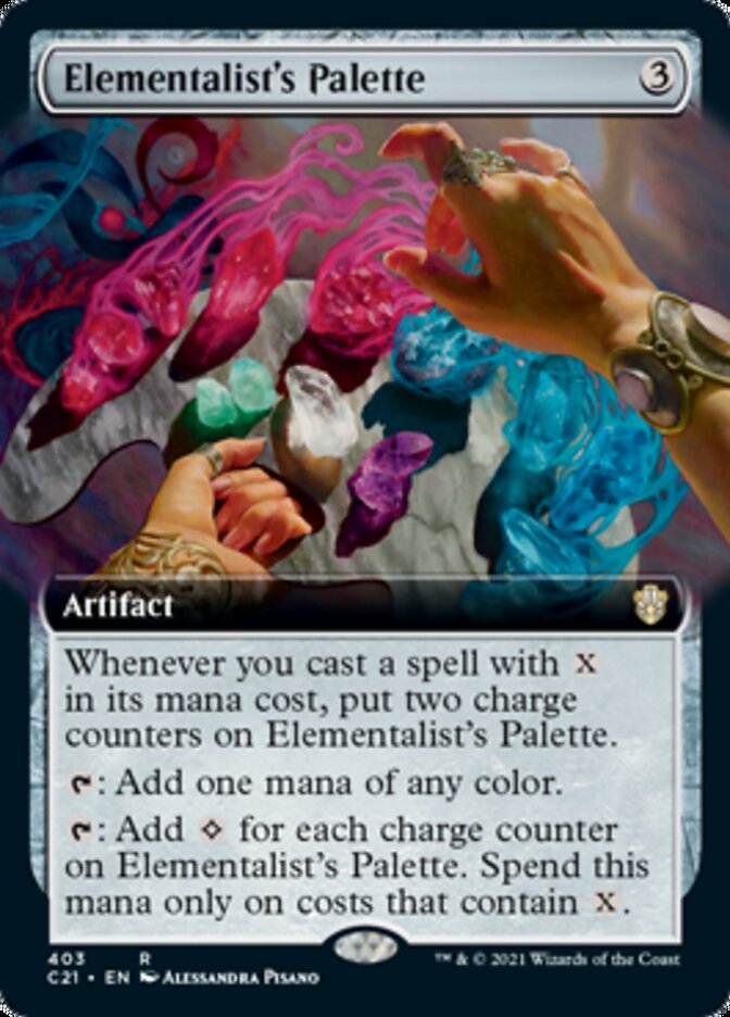 Elementalist's Palette (Extended Art) [Commander 2021] | Exor Games Truro