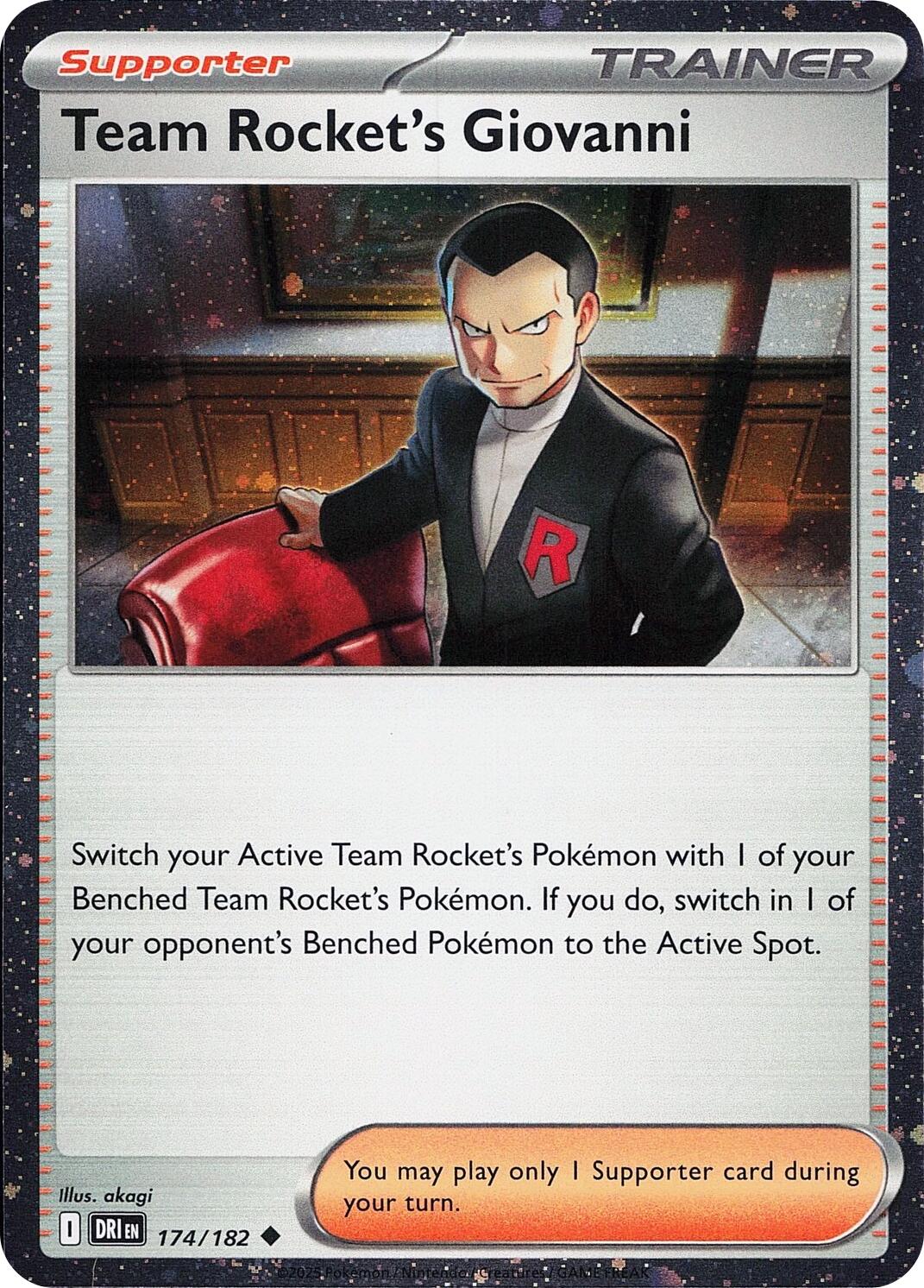 Team Rocket's Giovanni (174/182) (Cosmos Holo) [Miscellaneous Cards] | Exor Games Truro