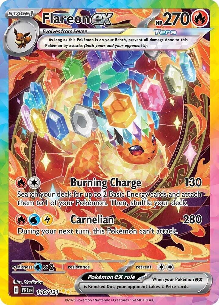 Flareon ex (146/131) [Scarlet & Violet: Prismatic Evolutions] | Exor Games Truro