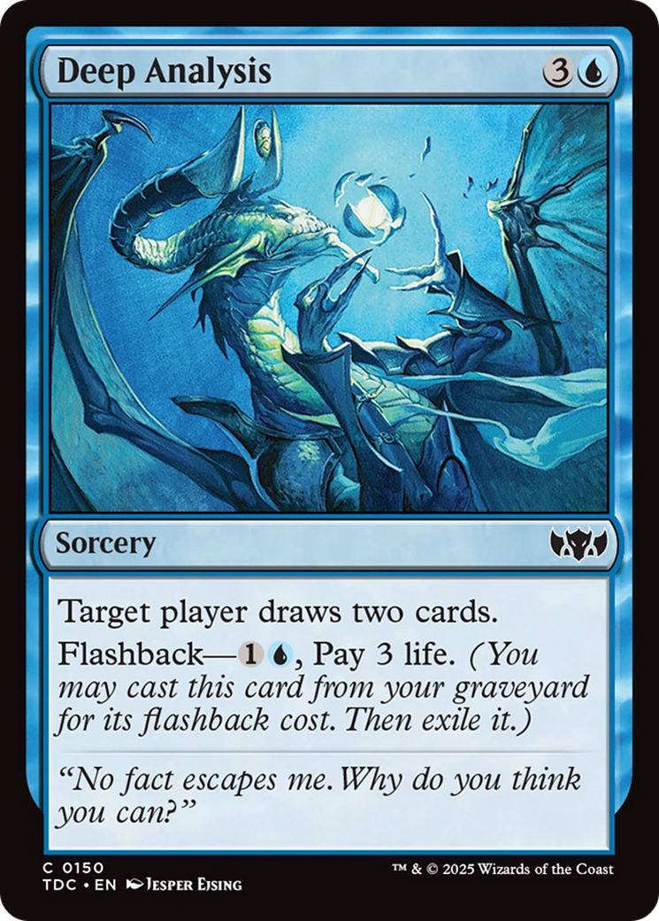 Deep Analysis [Tarkir: Dragonstorm Commander] | Exor Games Truro