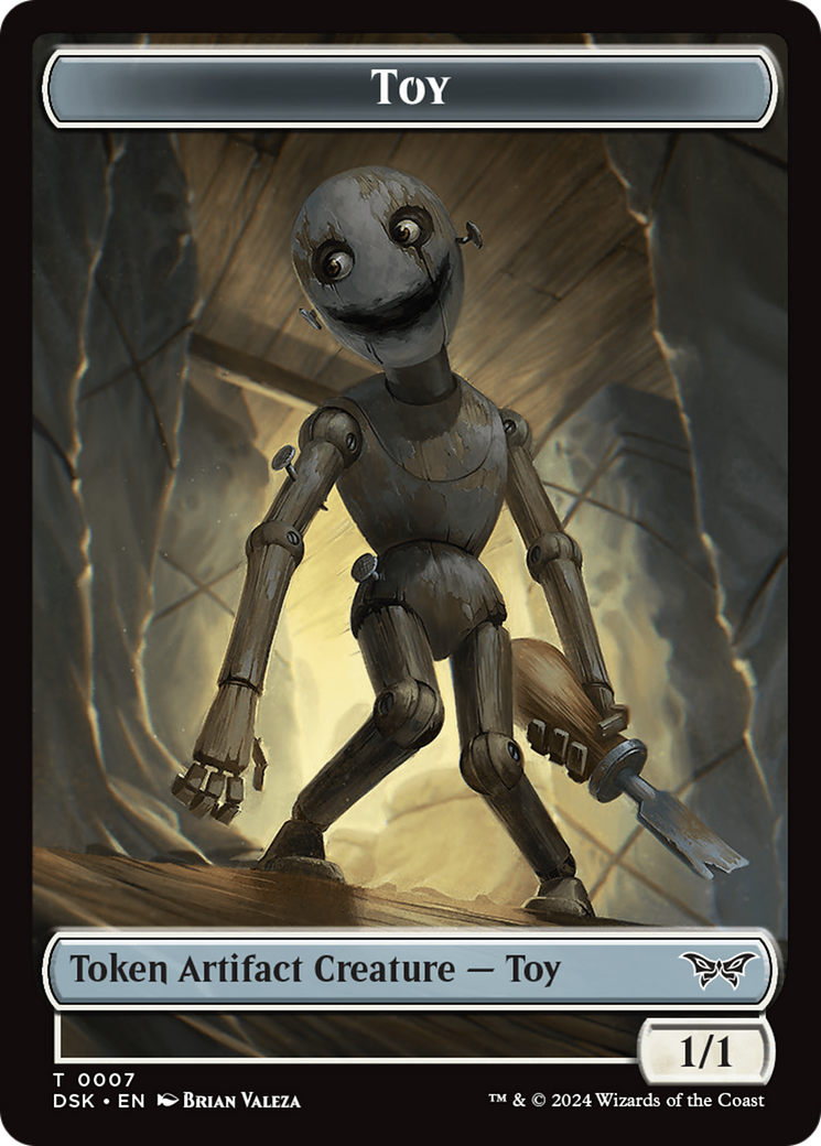 Toy // Manifest Double-Sided Token [Duskmourn: House of Horror Tokens] | Exor Games Truro