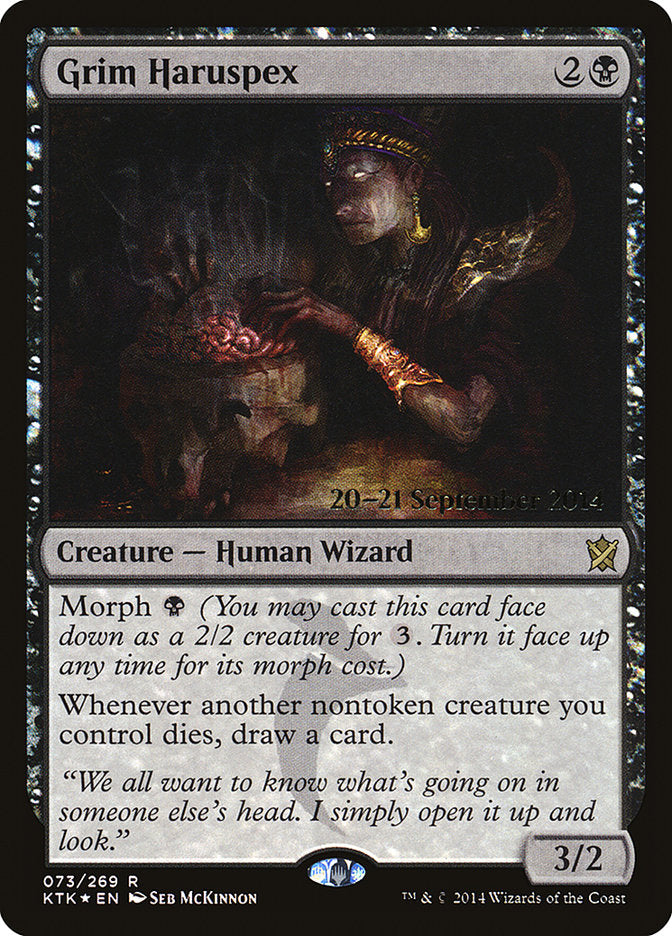 Grim Haruspex [Khans of Tarkir Prerelease Promos] | Exor Games Truro