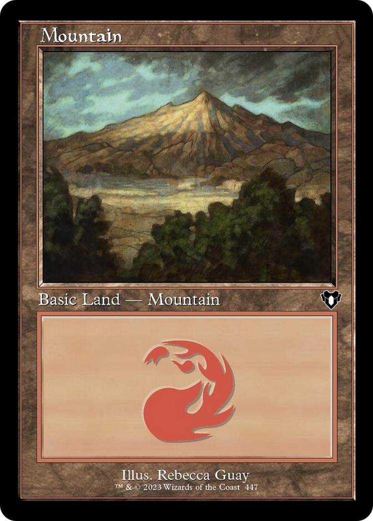 Mountain (447) (Retro) [Commander Masters] | Exor Games Truro