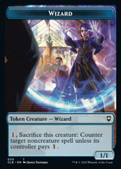 Kor Warrior // Wizard Double-Sided Token [Commander Legends: Battle for Baldur's Gate Tokens] | Exor Games Truro