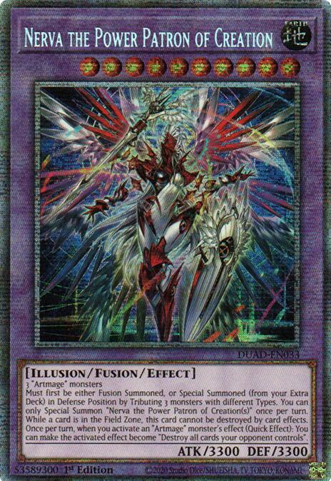 Nerva the Power Patron of Creation (Starlight Rare) [DUAD-EN033] Starlight Rare | Exor Games Truro