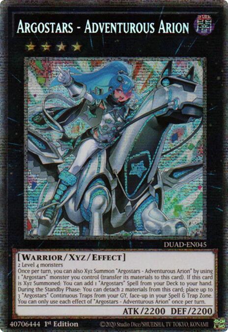 Argostars - Adventurous Arion (Starlight Rare) [DUAD-EN045] Starlight Rare | Exor Games Truro