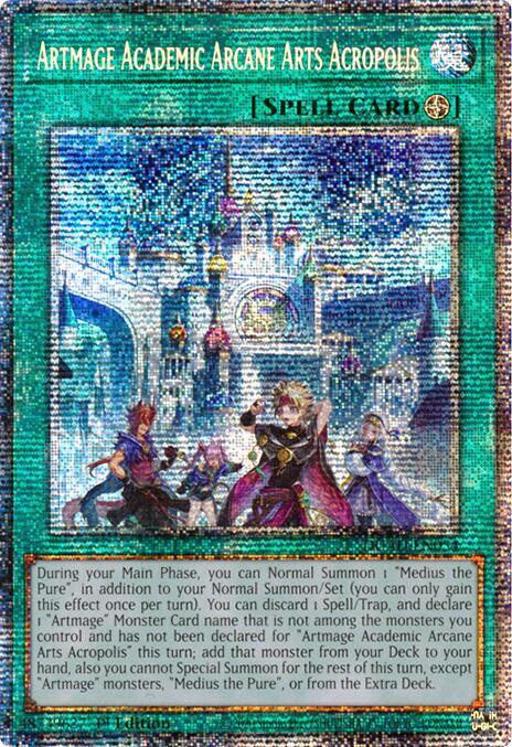 Artmage Academic Arcane Arts Acropolis (Starlight Rare) [DUAD-EN054] Starlight Rare | Exor Games Truro
