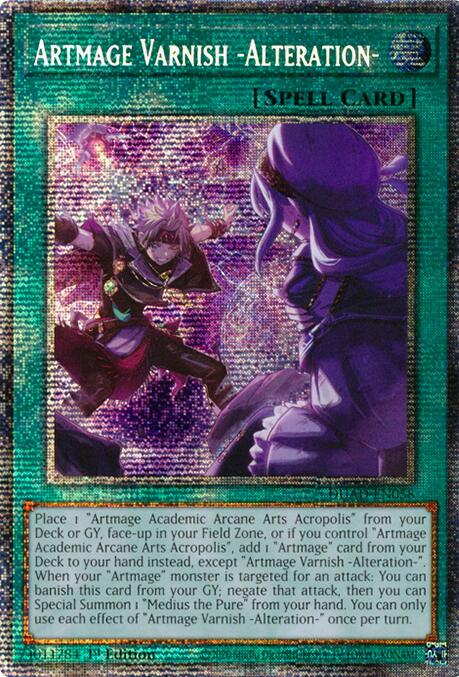 Artmage Varnish -Alteration- (Starlight Rare) [DUAD-EN058] Starlight Rare | Exor Games Truro