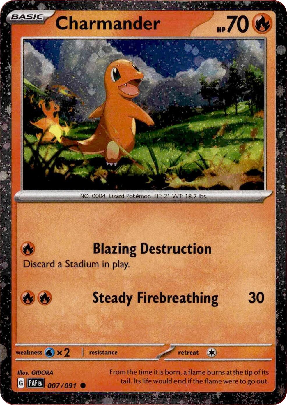 Charmander (007/091) (Cosmos Holo) [Miscellaneous Cards] | Exor Games Truro