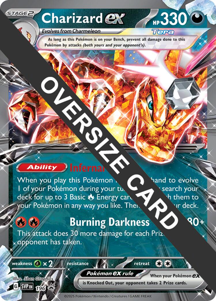 Charizard EX (196) (Jumbo Card) [Scarlet & Violet: Black Star Promos] | Exor Games Truro