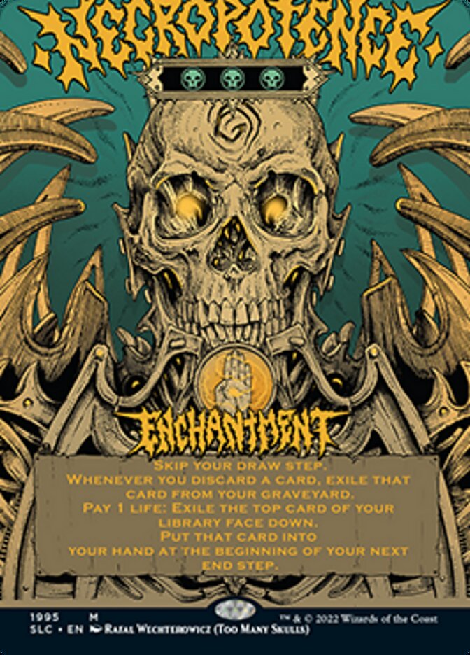 Necropotence (Borderless Alternate Art) [Secret Lair Countdown Kit] | Exor Games Truro