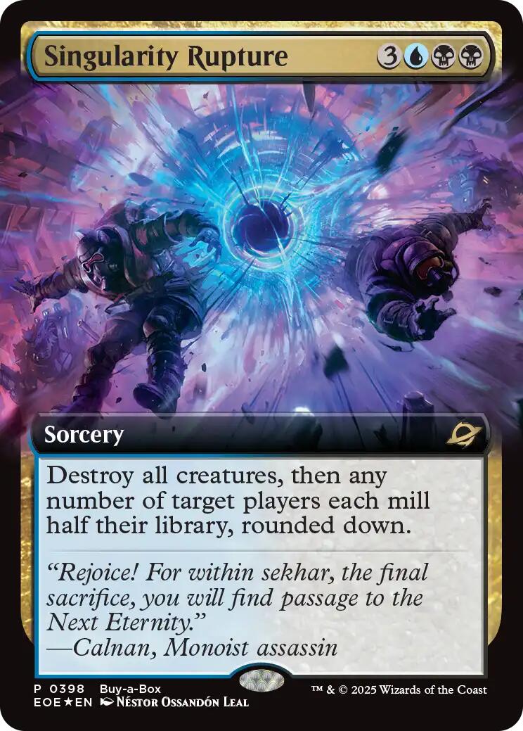 Singularity Rupture (Extended Art) (Buy-A-Box) [Edge of Eternities] | Exor Games Truro