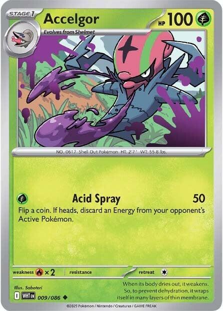 Accelgor (009/086) [Scarlet & Violet: White Flare] | Exor Games Truro