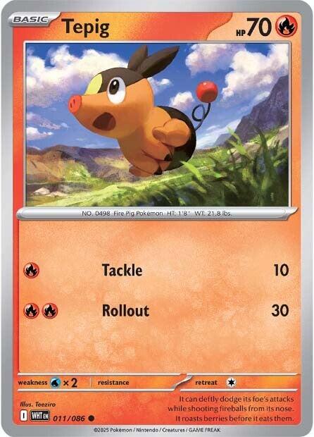 Tepig (011/086) [Scarlet & Violet: White Flare] | Exor Games Truro