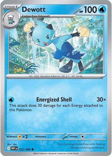 Dewott (022/086) [Scarlet & Violet: White Flare] | Exor Games Truro
