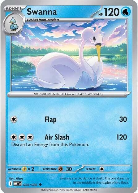 Swanna (026/086) [Scarlet & Violet: White Flare] | Exor Games Truro