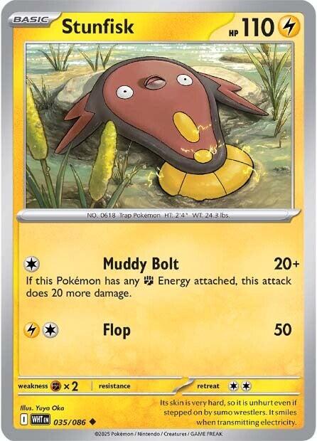 Stunfisk (035/086) [Scarlet & Violet: White Flare] | Exor Games Truro