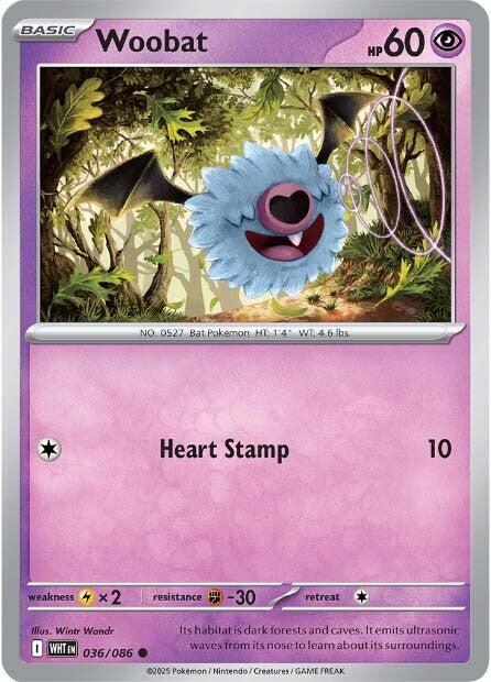 Woobat (036/086) [Scarlet & Violet: White Flare] | Exor Games Truro
