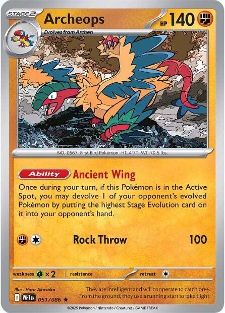Archeops (051/086) [Scarlet & Violet: White Flare] | Exor Games Truro