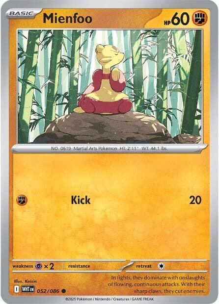 Mienfoo (052/086) [Scarlet & Violet: White Flare] | Exor Games Truro